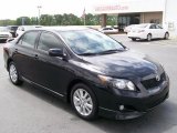 2010 Black Sand Pearl Toyota Corolla S #32808367