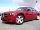 2008 Inferno Red Crystal Pearl Dodge Charger SXT #3264006