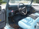 1982 Jeep CJ7 Renegade 4x4 Blue Interior
