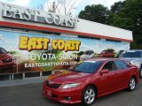 2010 Barcelona Red Metallic Toyota Camry SE #32846524