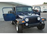2004 Patriot Blue Pearl Jeep Wrangler Sport 4x4 #32856172