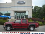 2004 Dark Cherry Red Metallic Chevrolet Colorado LS Crew Cab 4x4 #32855788