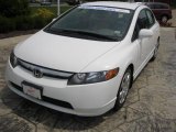 2007 Taffeta White Honda Civic LX Sedan #32856293