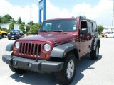 2007 Red Rock Crystal Pearl Jeep Wrangler Unlimited X #32945047
