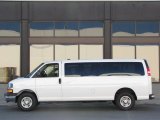 2010 Summit White Chevrolet Express LT 3500 Extended Passenger Van #32966336