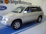 2002 Millennium Silver Metallic Toyota Highlander V6 4WD #32965927