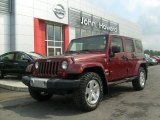 2009 Red Rock Crystal Pearl Jeep Wrangler Unlimited Sahara 4x4 #32966500