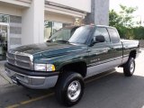 2001 Forest Green Pearl Dodge Ram 2500 SLT Quad Cab 4x4 #32966508