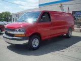 2010 Victory Red Chevrolet Express 2500 Extended Work Van #32965615