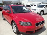 2007 Passion Red Volvo V50 2.4i #32966712