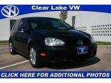 2007 Black Uni Volkswagen Rabbit 2 Door #32966783