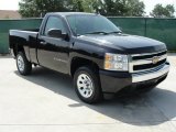 2008 Black Chevrolet Silverado 1500 Work Truck Regular Cab #33081363