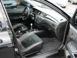 2006 Mitsubishi Lancer Evolution IX MR Black Leather Interior