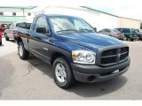 2008 Patriot Blue Pearl Dodge Ram 1500 ST Regular Cab #33081394