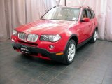 2007 Crimson Red BMW X3 3.0si #33080931