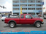 2001 Toreador Red Metallic Ford Ranger XLT SuperCab 4x4 #33081208