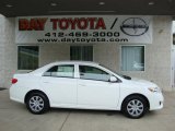 2010 Super White Toyota Corolla LE #33081020