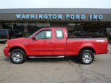 Bright Red Ford F150 in 2003