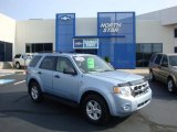 2008 Light Ice Blue Ford Escape Hybrid 4WD #33081293