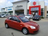 2007 Tango Red Hyundai Accent GS Coupe #33081304