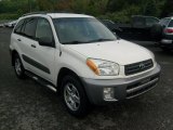 Frosted White Pearl Toyota RAV4 in 2003