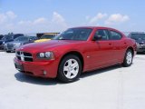 2006 Inferno Red Crystal Pearl Dodge Charger SXT #33146654