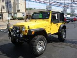 2002 Solar Yellow Jeep Wrangler Sport 4x4 #33146302