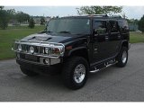 2003 Black Hummer H2 SUV #33146736