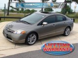 2008 Galaxy Gray Metallic Honda Civic Si Sedan #33146815