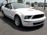 Performance White Ford Mustang in 2007