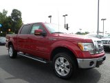 2010 Red Candy Metallic Ford F150 Lariat SuperCrew 4x4 #33146381