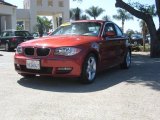 2008 Sedona Red Metallic BMW 1 Series 128i Coupe #33189021