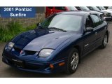 2001 Indigo Blue Pontiac Sunfire SE Sedan #33189202