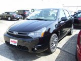 2011 Ebony Black Ford Focus SES Sedan #33188902