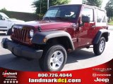 2010 Red Rock Crystal Pearl Jeep Wrangler Sport 4x4 #33189090