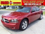2007 Inferno Red Crystal Pearl Dodge Charger SXT #33189591