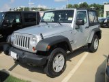 2010 Bright Silver Metallic Jeep Wrangler Sport 4x4 #33305718