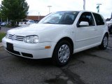 2001 Candy White Volkswagen Golf GL 2 Door #33328194