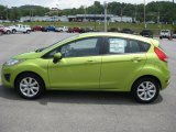 2011 Lime Squeeze Metallic Ford Fiesta SE Hatchback #33328331