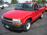 2003 Victory Red Chevrolet S10 LS Regular Cab #33328692