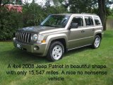 2008 Light Khaki Metallic Jeep Patriot Sport 4x4 #33329530