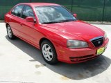 2004 Rally Red Hyundai Elantra GLS Sedan #33328717