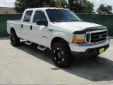 2000 Oxford White Ford F250 Super Duty XLT Crew Cab 4x4 #33328722