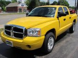 2007 Detonator Yellow Dodge Dakota SLT Quad Cab 4x4 #33329587