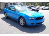 2010 Grabber Blue Ford Mustang V6 Coupe #33328795