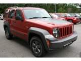 Inferno Red Crystal Pearl Jeep Liberty in 2010