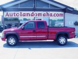 2004 Fire Red GMC Sierra 1500 SLE Extended Cab 4x4 #33495937