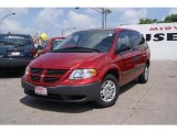 2006 Inferno Red Crystal Pearl Dodge Caravan SE #33496686