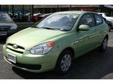 2010 Apple Green Hyundai Accent GS 3 Door #33496096
