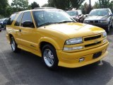 Yellow Chevrolet Blazer in 2003